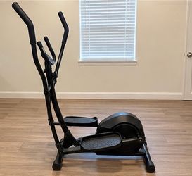 Black Elliptical Cross Trainer Machine