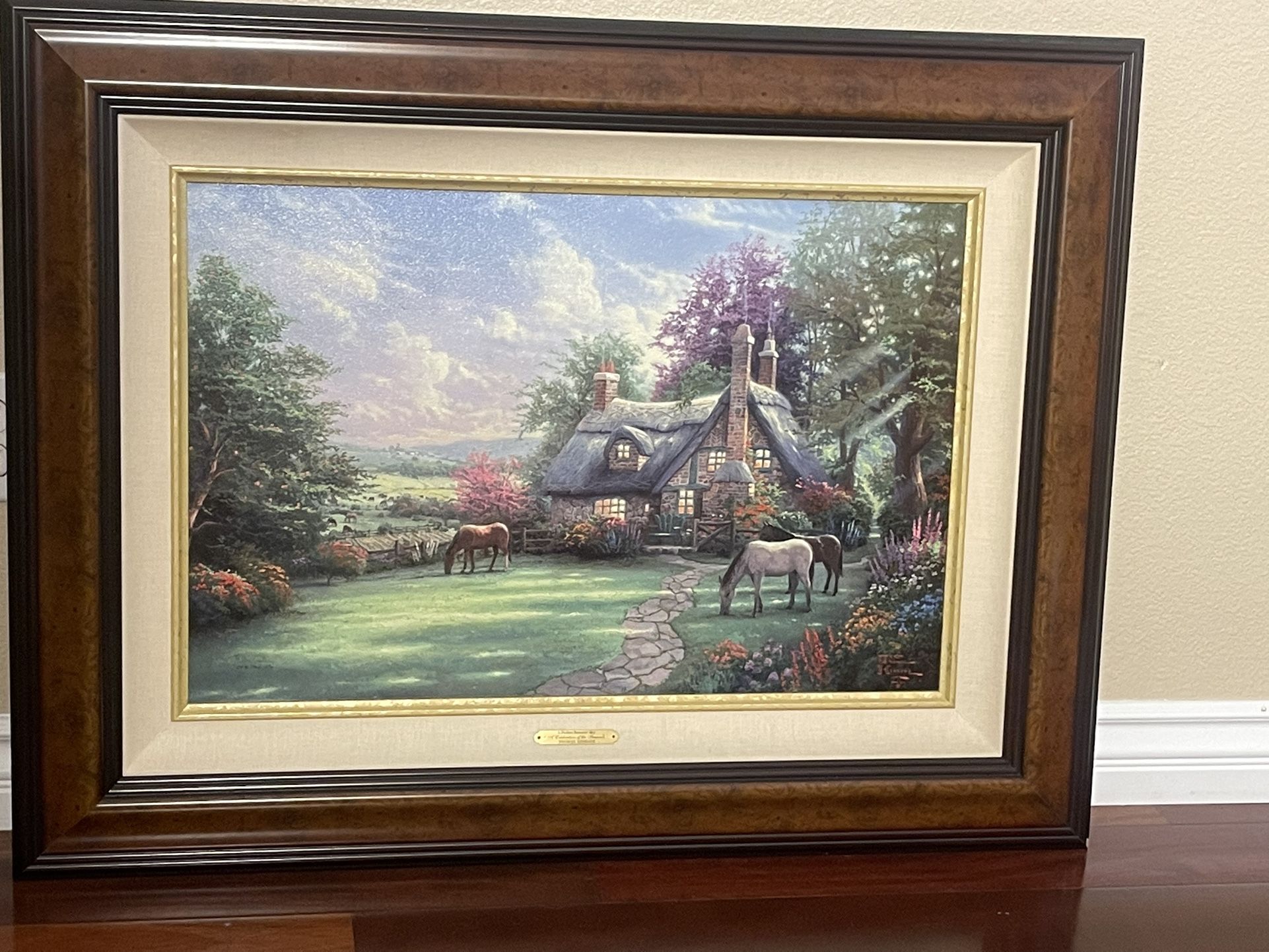 Thomas Kincaid Perfect Summer Day Gallery Painting On Canvas