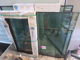 PGT hurricane rated fixed glass frameless windows
