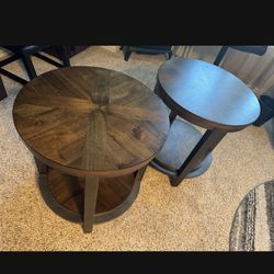 Coffee Table Set ( Large Coffee Table And Two End Tables)