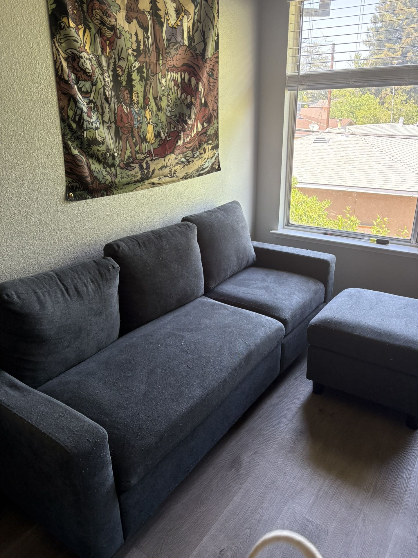 Dark Grey Couch Need Gone ASAP