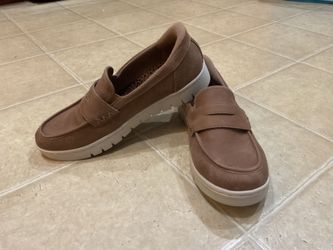 ARCH COMFORT SUNFEST WOMEN’S SLIP ON LOAFERS 👞 SIZE - 10  TAN/BROWN , SKECHERS