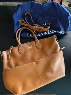 Large Dooney & Bourke Leather Satchel – Crossbody / Handbag