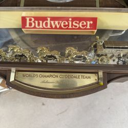 Vintage Budweiser Clock 