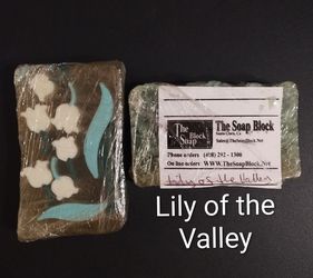 GIFT READY!  LILY OF THE VALLEY SCENTED SOAPS ($5 each)