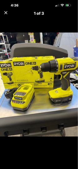 ONE+ 18V Cordless 1/2 in. Drill/Driver Kit with 1.5 Ah Battery, Charger, and ONE+ 18V 2.0 Ah Lithium- Ion Battery