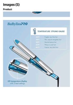 BaBylissPRO® Nano Titanium™ Prima3000® 1¼" Ionic Straightener/ Blanchard Alisadora y Rizar