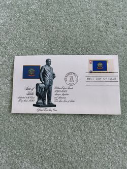 1976 First Day Of Issue Cover Bicentennial Series 13¢ Idaho State Flag Stamp #1675