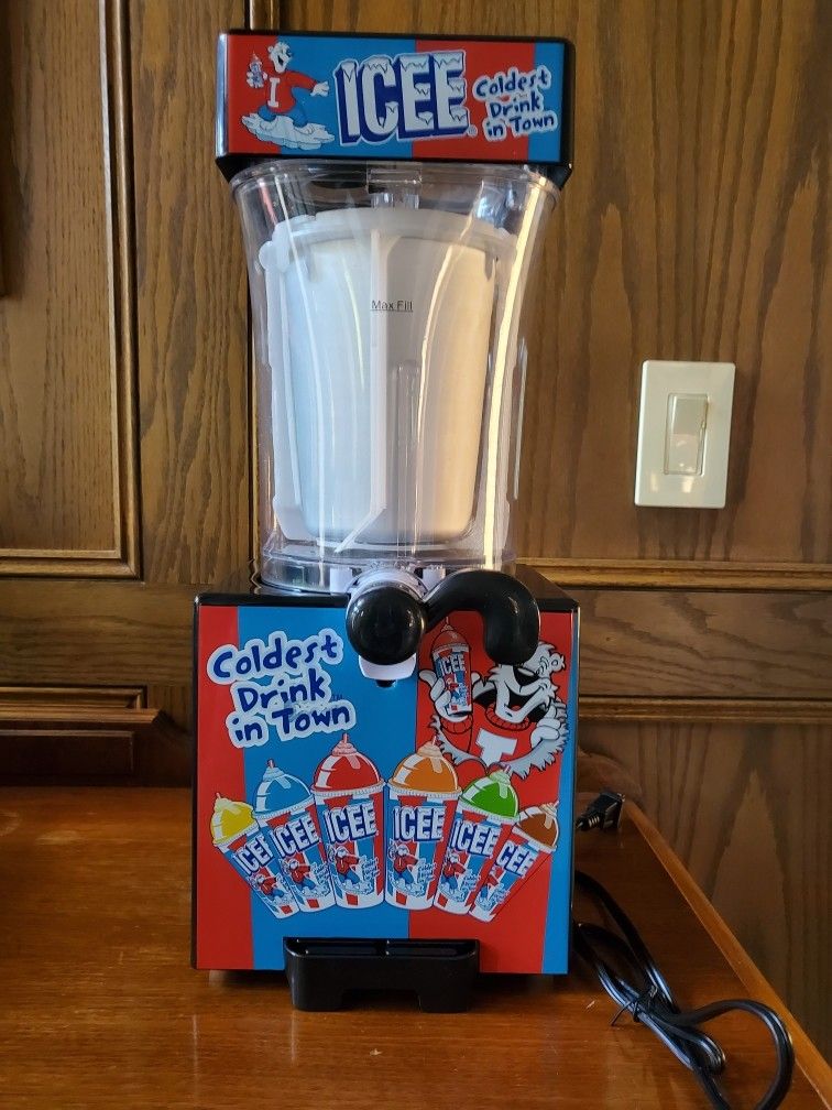 Iscream Genuine ICEE Brand Counter-Top Sized ICEE at Home Slushie Maker