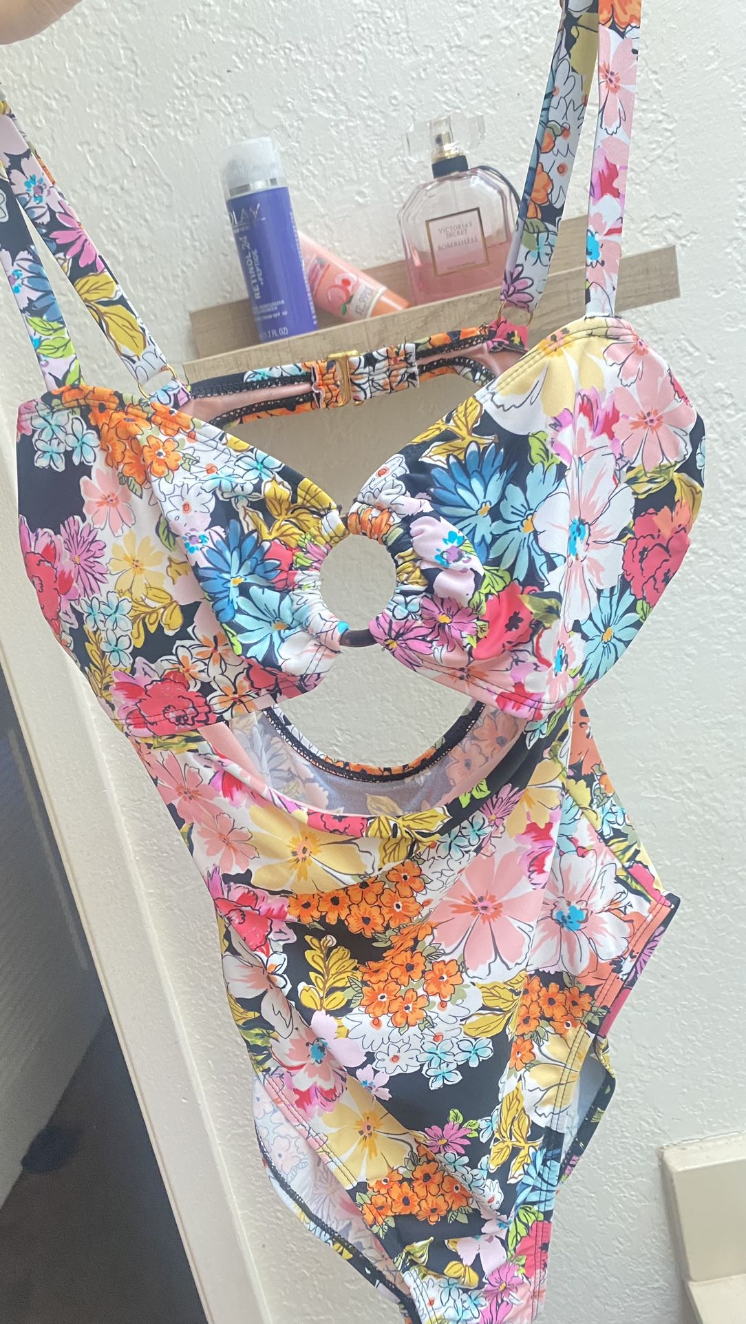 Floral One Piece Bikini 
