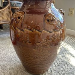 Large Asian Dragon Urn – 22” 