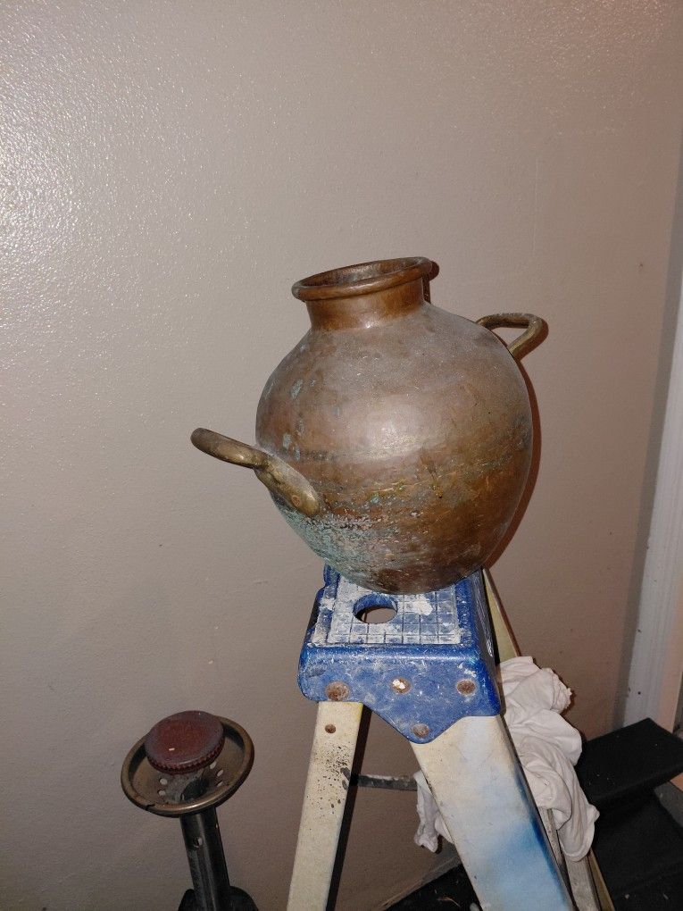 Hammered Copper/bronze Water Vessel