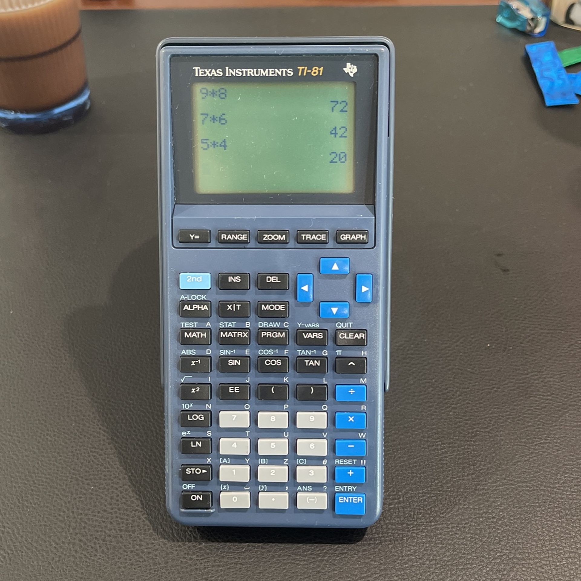 Perfect Condition TI-81 Graphing Calculator