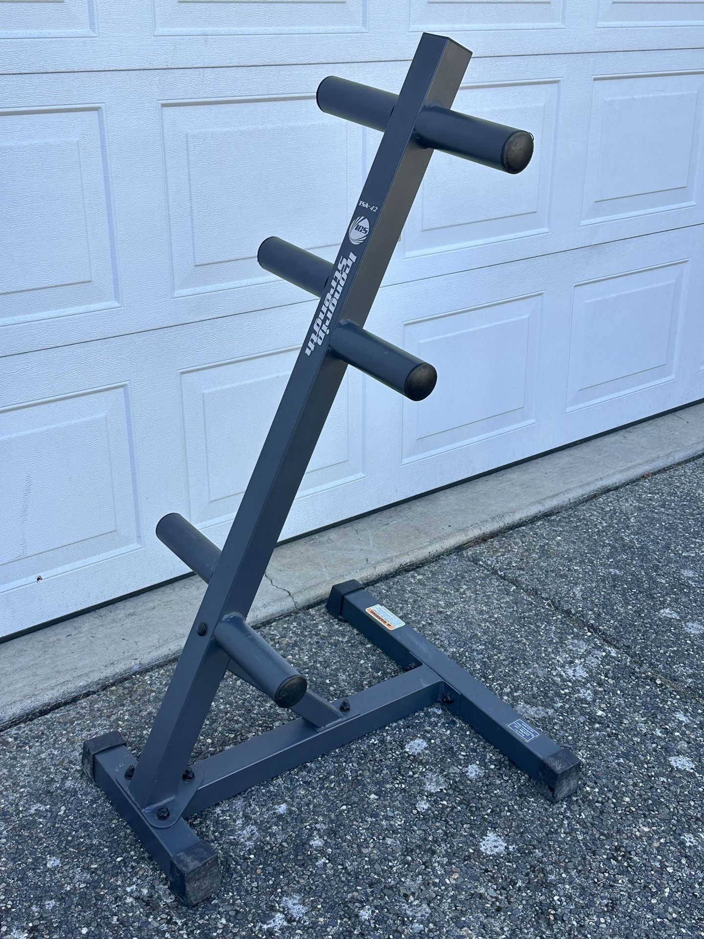 IRON GRIP STRENGTH OLYMPIC PLATE TREE TSA-42