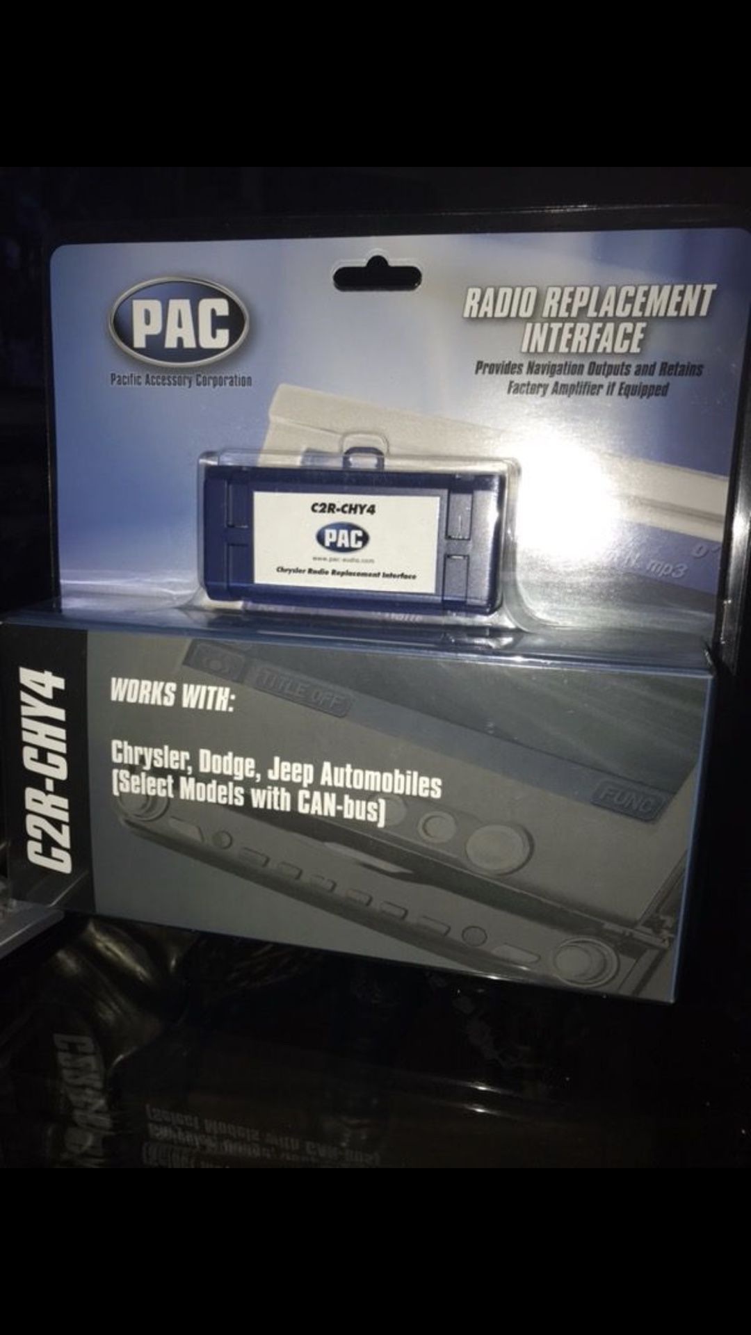 pac c2r-chy4 wiring interface(radio replacement).