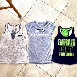 Women’s Seattle Seahawks Shirts Sizes M & L
