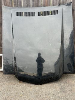 1970 Chevelle  Black Car Hood with Vent Grilles