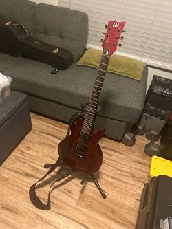 ESP LTD EC-100QM Electric Guitar Red