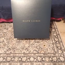 Extra Large  Ralph Lauren Navy Gift Box -19"x19"x 8" Authentic. Hard To Find!