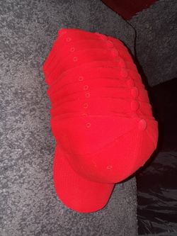 Lot Of 11 RED CAPS - Unbranded- Brand New