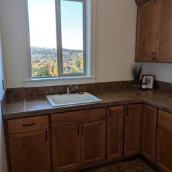 Laundry Room Cabinets, Pull, Sink, Shelves.. $500
