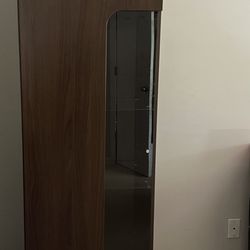 Unique Wooden 1 Door Display Cabinet