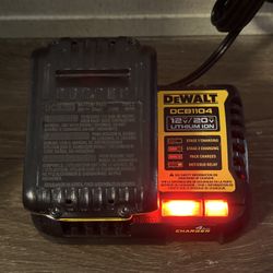 DeWalt 20V MAX Battery (3.0Ah) + Charger 