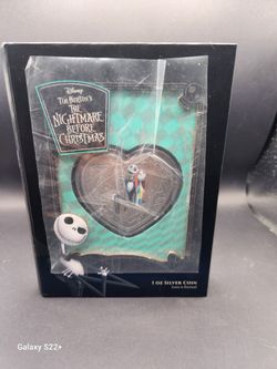 2021 Niue Disney Nightmare Before Christmas Love Is Eternal 1oz Silver 