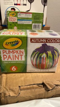 Crayola Pumpkin Paint Set – 6 Bottles 🎨🎃
