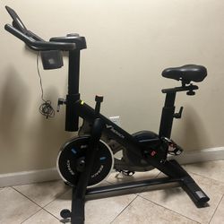Indoor Workout Bike With Screen Stand 