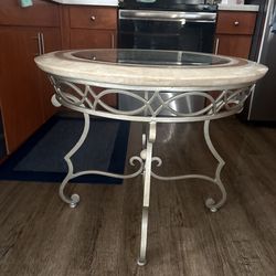 Glass / Brass design round table