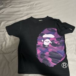 Purple Camo Bape T Shirt