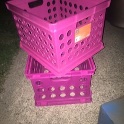 Two new milk crates only $10 for both
