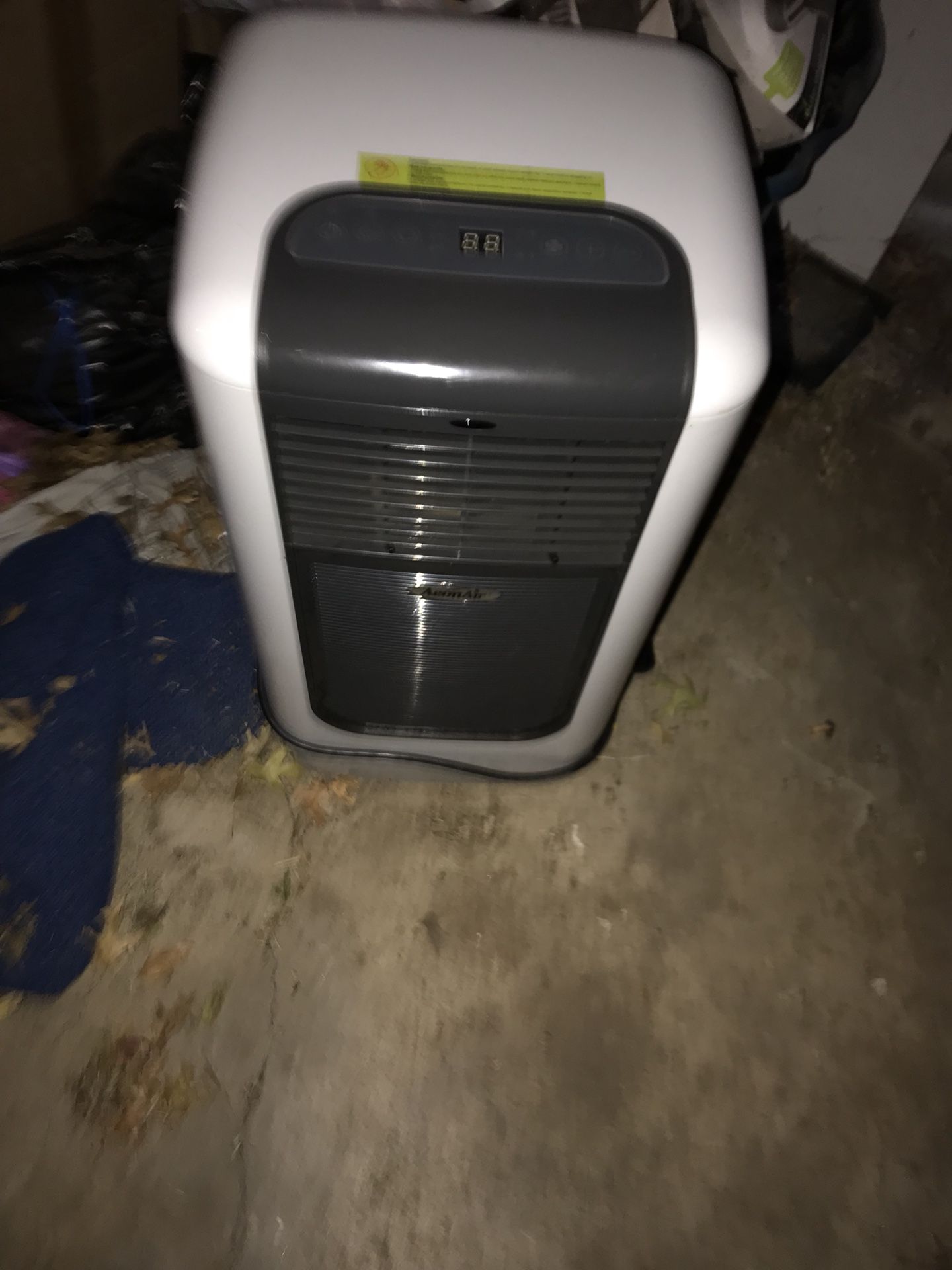 Portable ac unit with all hookups