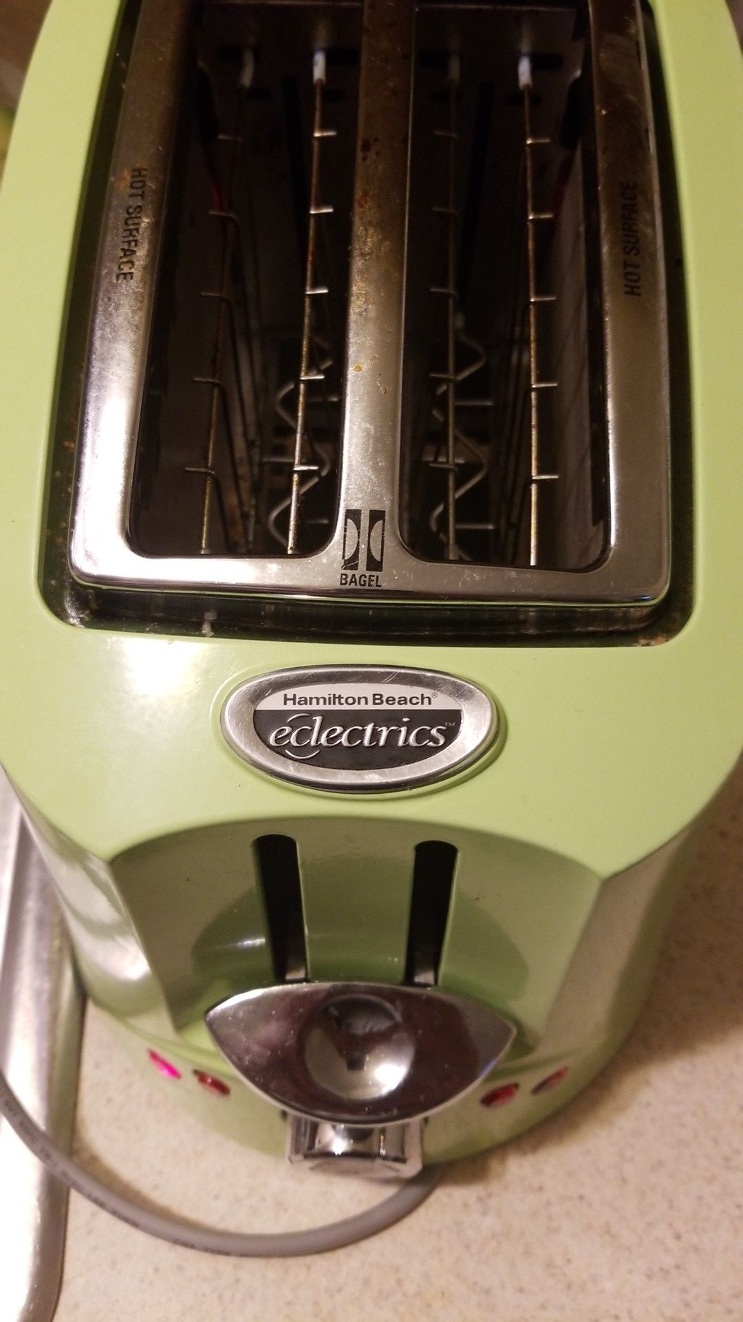 Hamilton Beach 2 slice Eclectrics Toaster, Apple Green