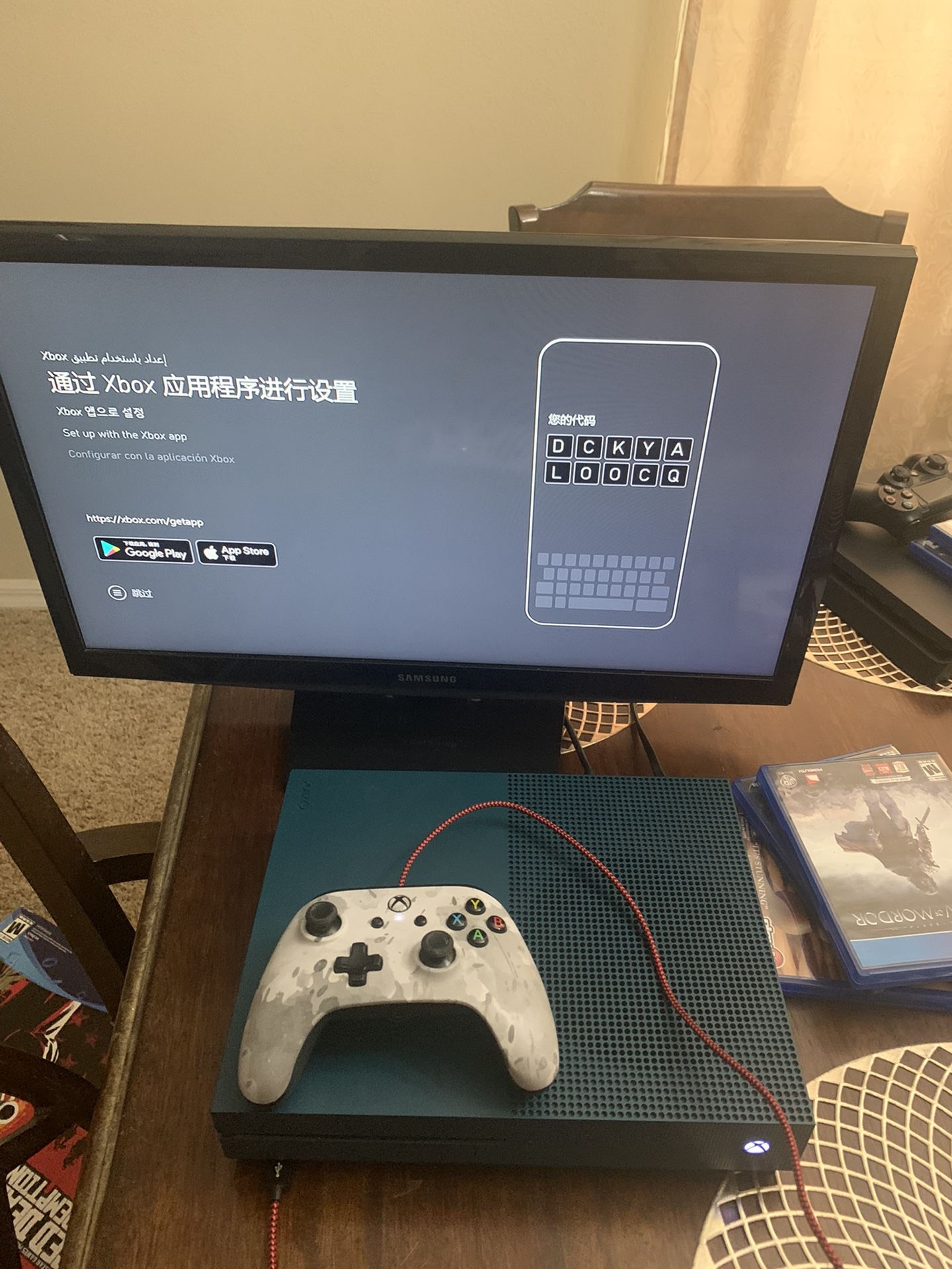 Xbox One S 1tb With One Controller