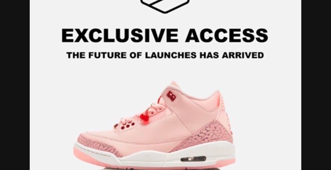 Women’s Air Jordan 3 Retro Valentine’s Day 2025 Size12