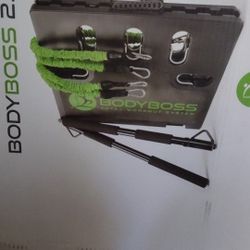 Brand new BodyBoss 2.0 Home Gym And Brand New 55mm Ball