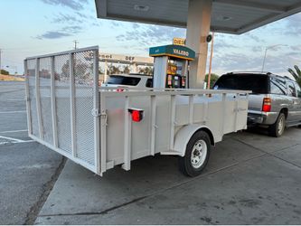 12ft Heavy Duty Utility Trailer | Custom Built | Ramp Gate | LED Lights |