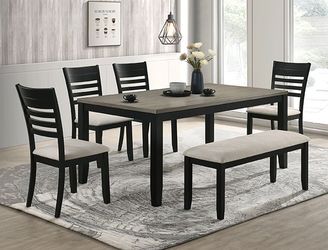 Black and Grey Table Set 