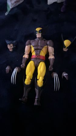 CT wolverine and Marvel legends Magneto with custom cape