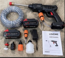 LOVEWE Cordless Pressure Washer Gun Kit