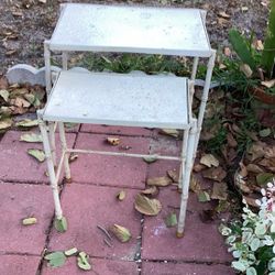 Cast Iron Nesting Tables MCM
