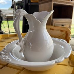 Water Pitcher and Basin