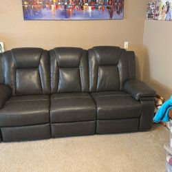 Faux leather Sofa