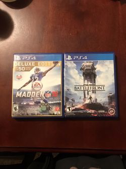 PS4 Madden and Battlefront