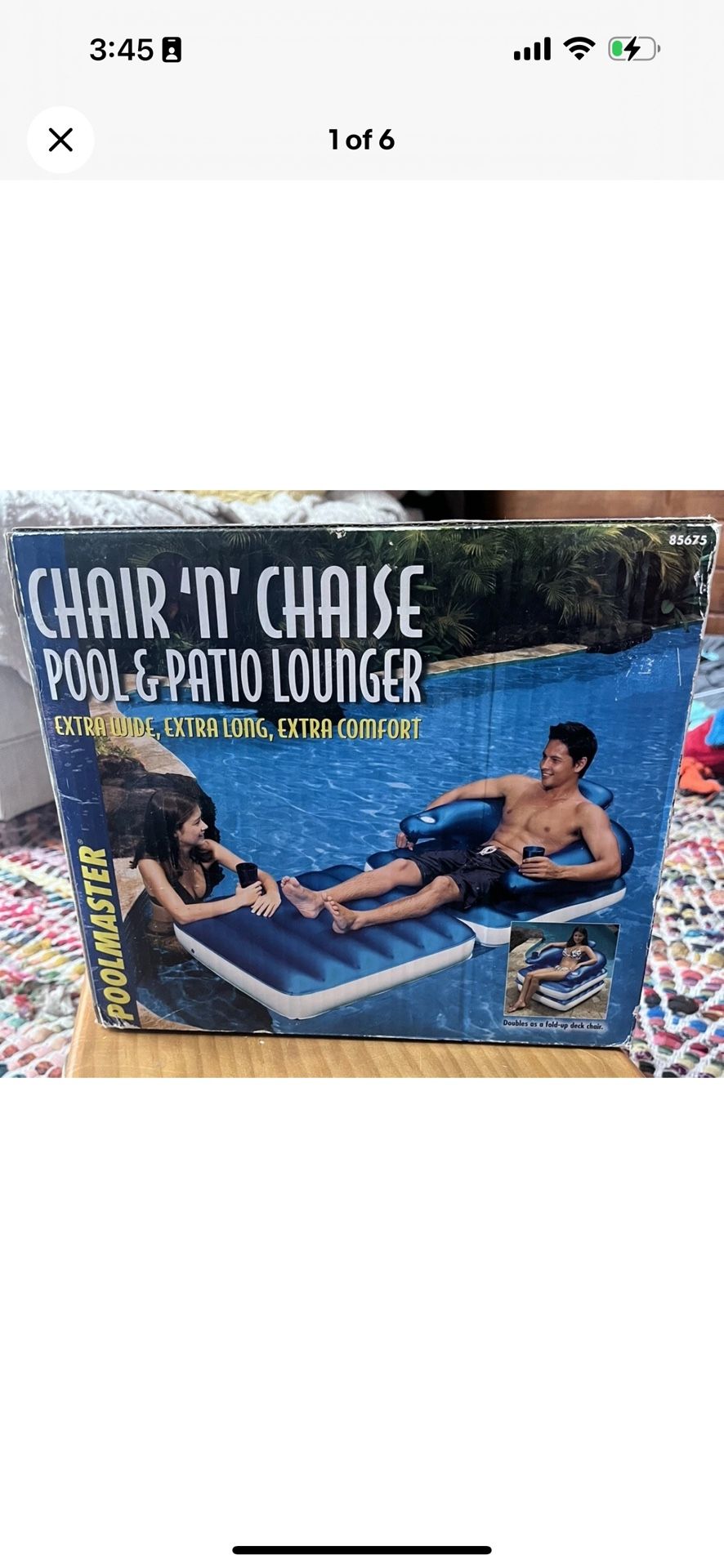 1998 Poolmaster French Style Classic Pool Lounger 66