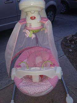 Fisher-Price® Starlight Cradle 'n Swing in Pink/White