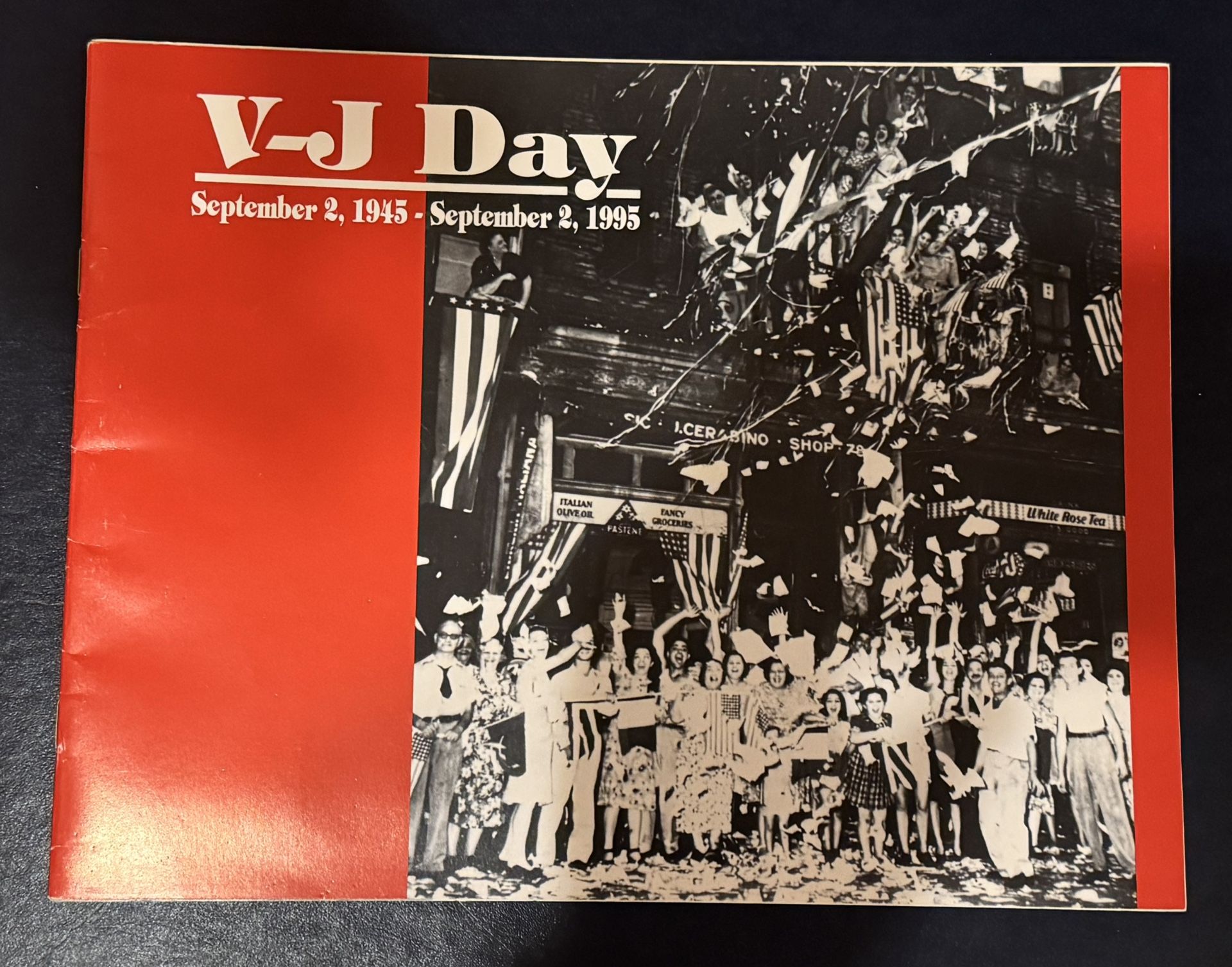 V-J Day, September 2, 1945 – September 2, 1995 Commemorative Booklet PAMPHLET