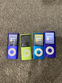 Lot of 4 iPod Nanos 4th Generation